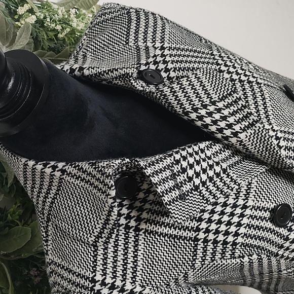 Black and white Blazer jacket BCX women's M - Picture 3 of 8